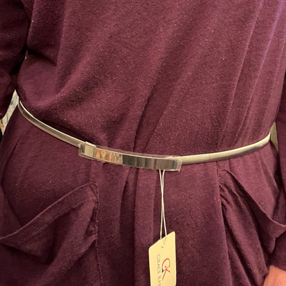 Set of 2 Gold and silver fashion belts